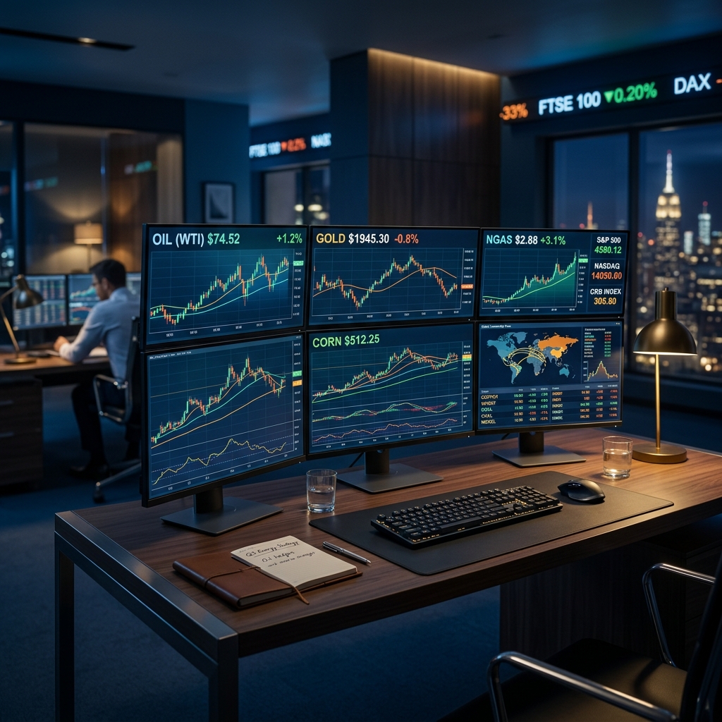 RZ Commodities Trading Cockpit